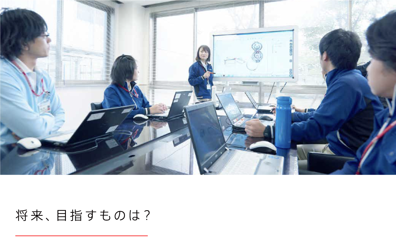 将来、目指すものは？