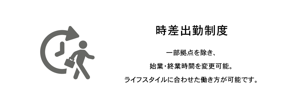 時差出勤制度